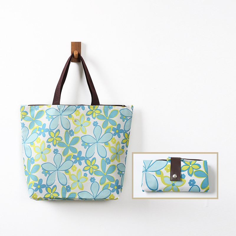 Picture of Oxford Cloth Foldableing Shopping Bag Satchel Shopping Bag Satchel Advertising Environmentally Friendly Foldableable Grocery Shopping Bag Customization