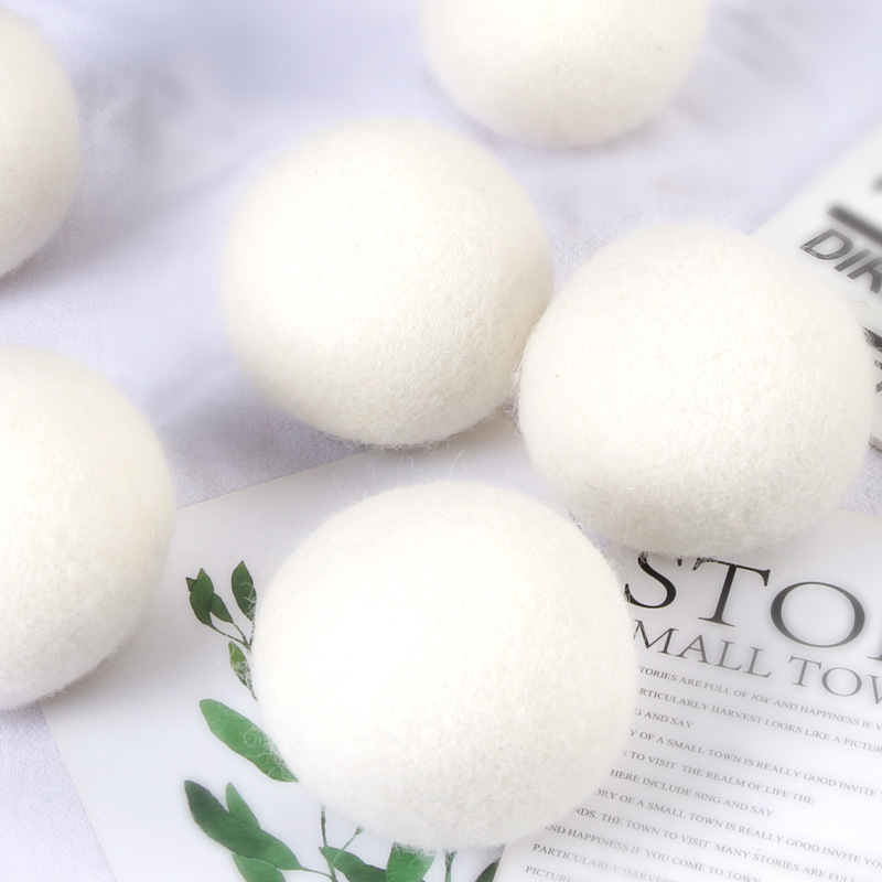 Wool ball in stock wholesaler dryer wool ball static removal wrinkle cross-border hot wool ball drying ball