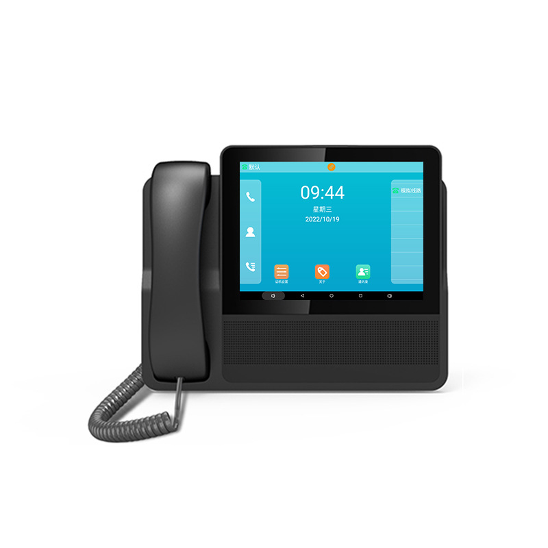 8 Inch Color Screen Android Ip Phone 6 Sip Lines Wifi Phone