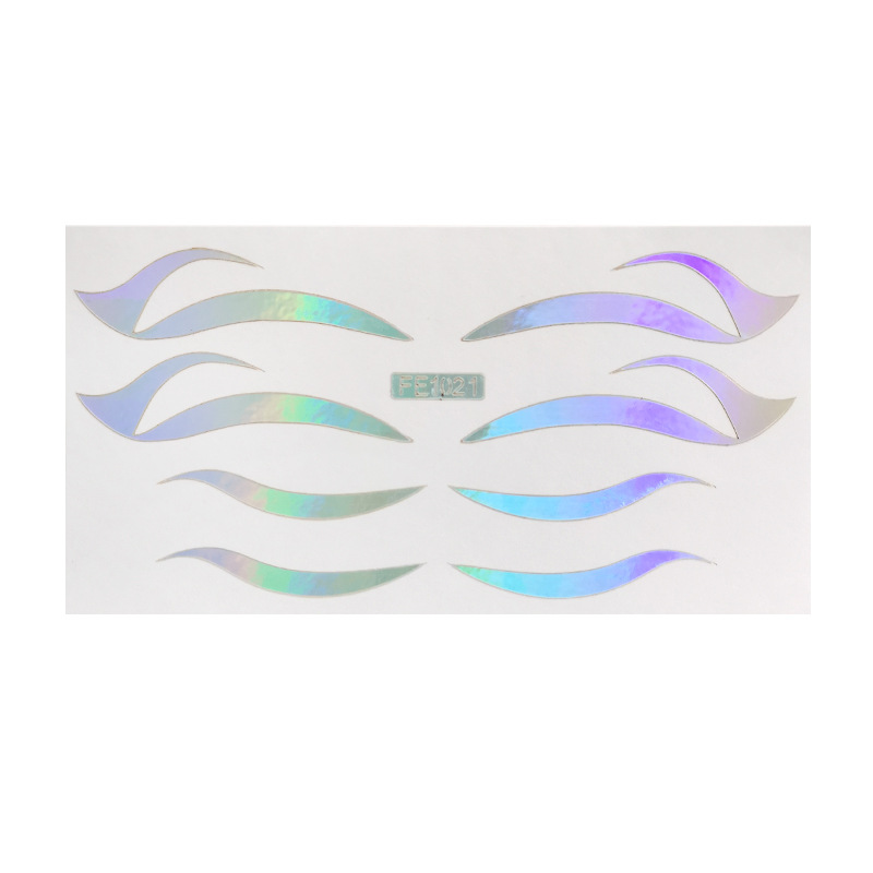 Picture of Spot Eyeliner Stickers for Lazy European and American Eye Makeup Stickers Laser Cut Out Template Makeup Painted Tattoo Stickers