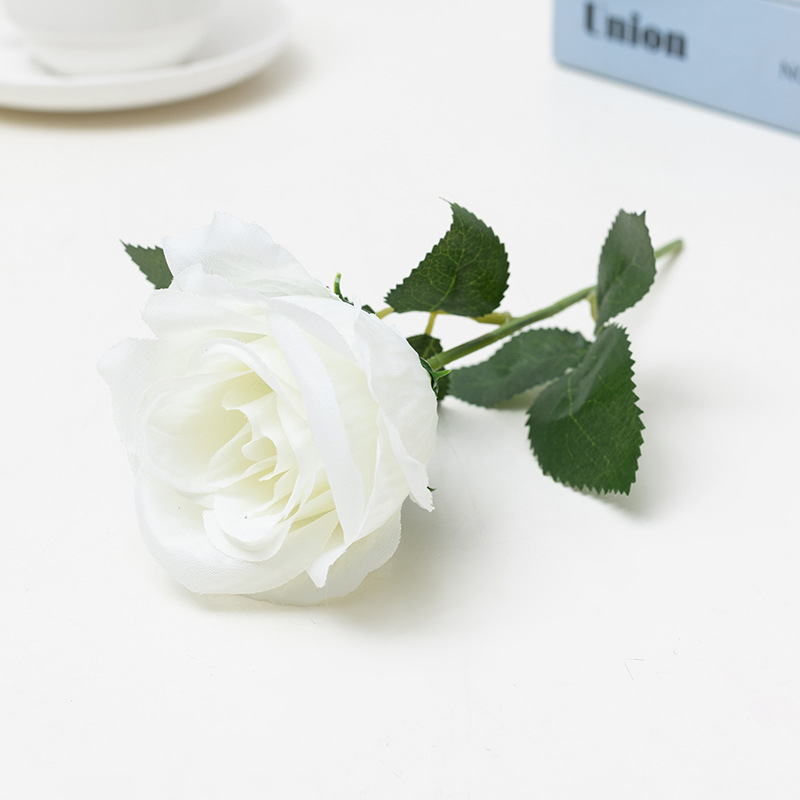 Picture of Cross-Border Supply Velvet Rose Home Decoration Wedding Bouquet Gothic Halloween Black Rose Simulated Rose