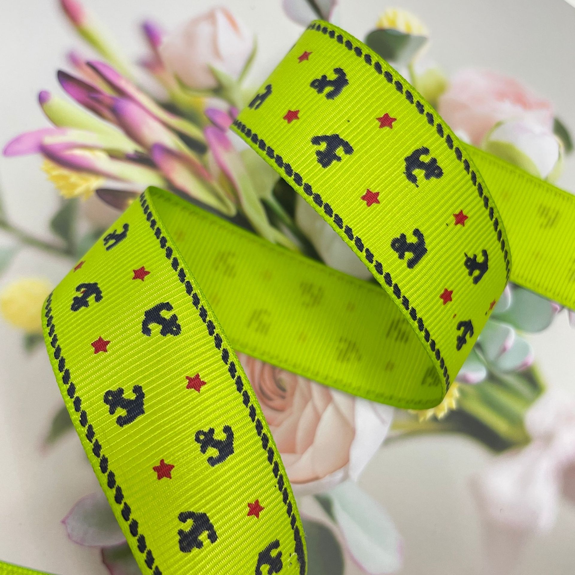 Picture of Ribbon manufacturers bow ribbon British wind Navy wind sea anchor rib printing belt wholesale
