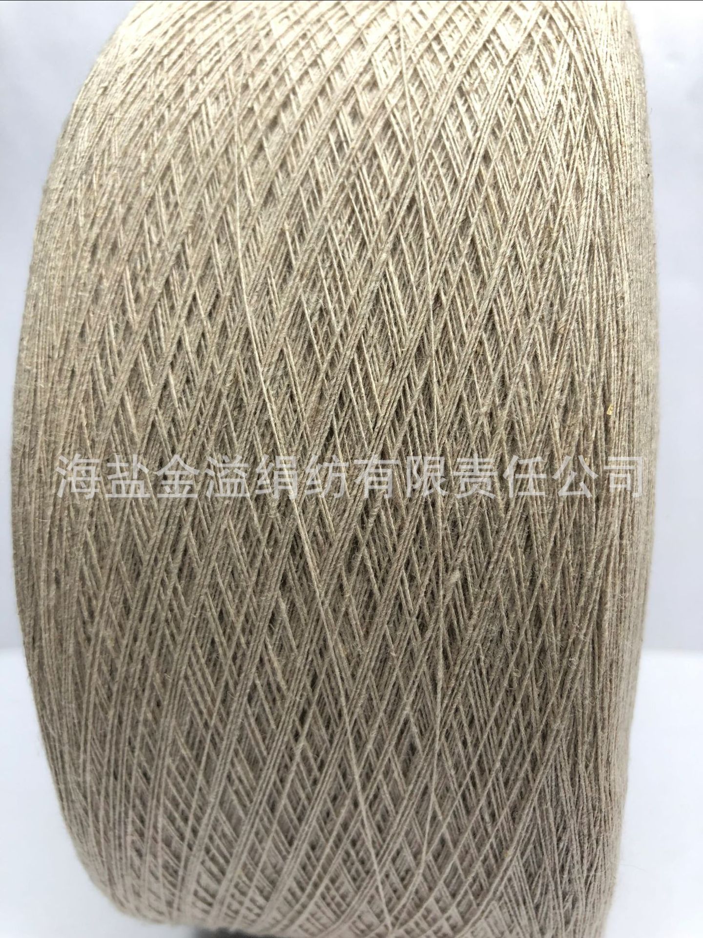 Deodorizing Dry Spun French Rain Dew 100 Pure Linen Yarn 18 Public Single Strand OE Yarn Original Color Linen Yarn