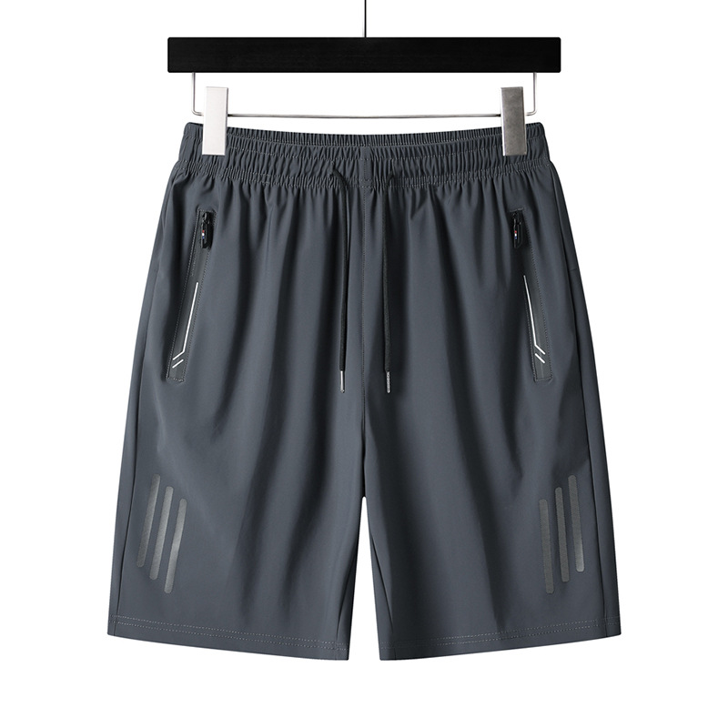 Picture of Shorts Men's Summer Sports Beach Pants Loose Casual Basketball Pants Breathable Ice Sense Quick-drying Five-point Ice Silk Pants