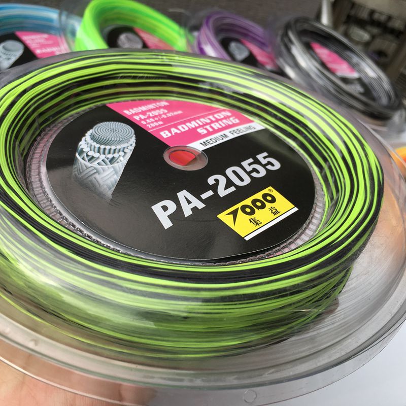 Picture of TOPO Jiyi large plate rainbow Badminton Line 200 m badminton double color line high elastic Badminton Line