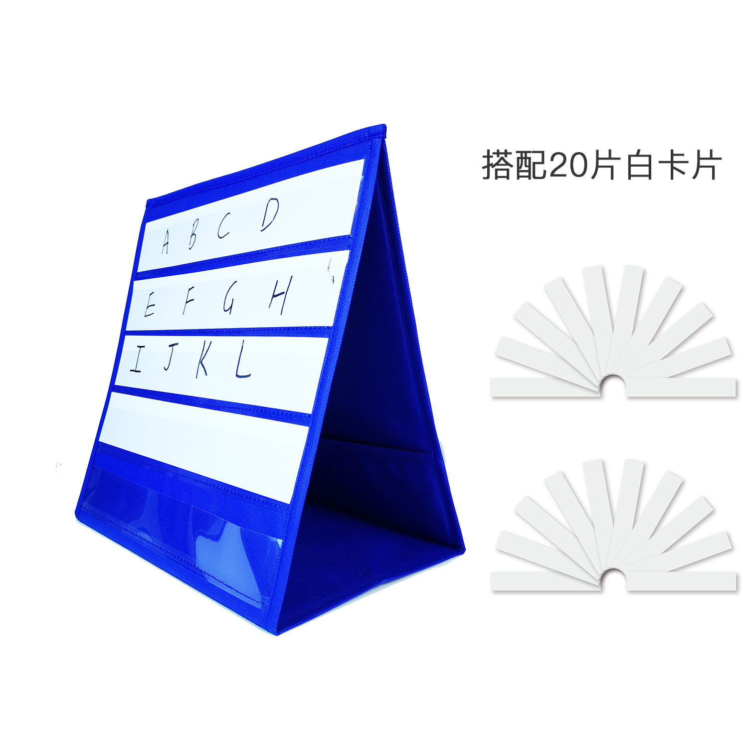 Picture of Amazon's Best-Selling Desktop Stand-Up Triangle Desk Calendar Teaching Aids Card Teaching Display Stand Chart Flap Pocket Pants Desk Calendar