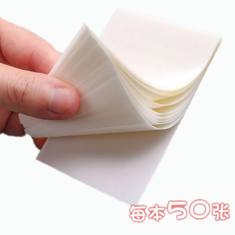 Picture of Transparent sticky note student note note note stickers tearable simple note paper ins note stickers N times note note