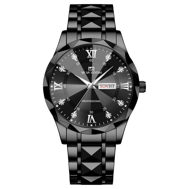 Picture of Cross-border brand men's watches waterproof fashion ling face design with calendar business fashion men's watches factory wholesale