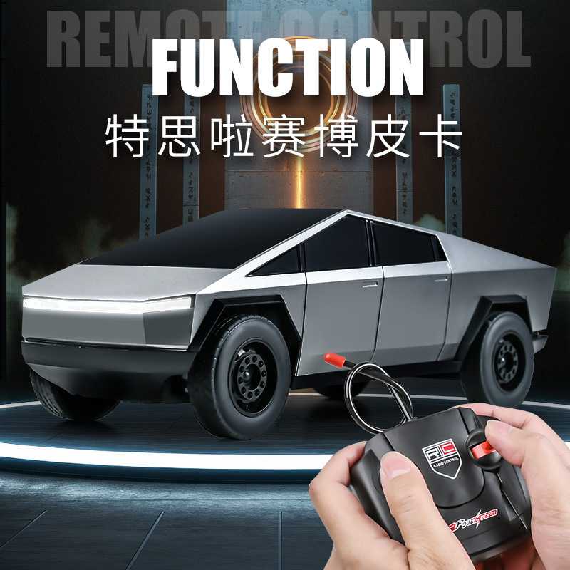 Cross-border Tesla Cyber Pickup Remote Control Car Net Red Simulation Racing Model Car Children's Toys Wholesale