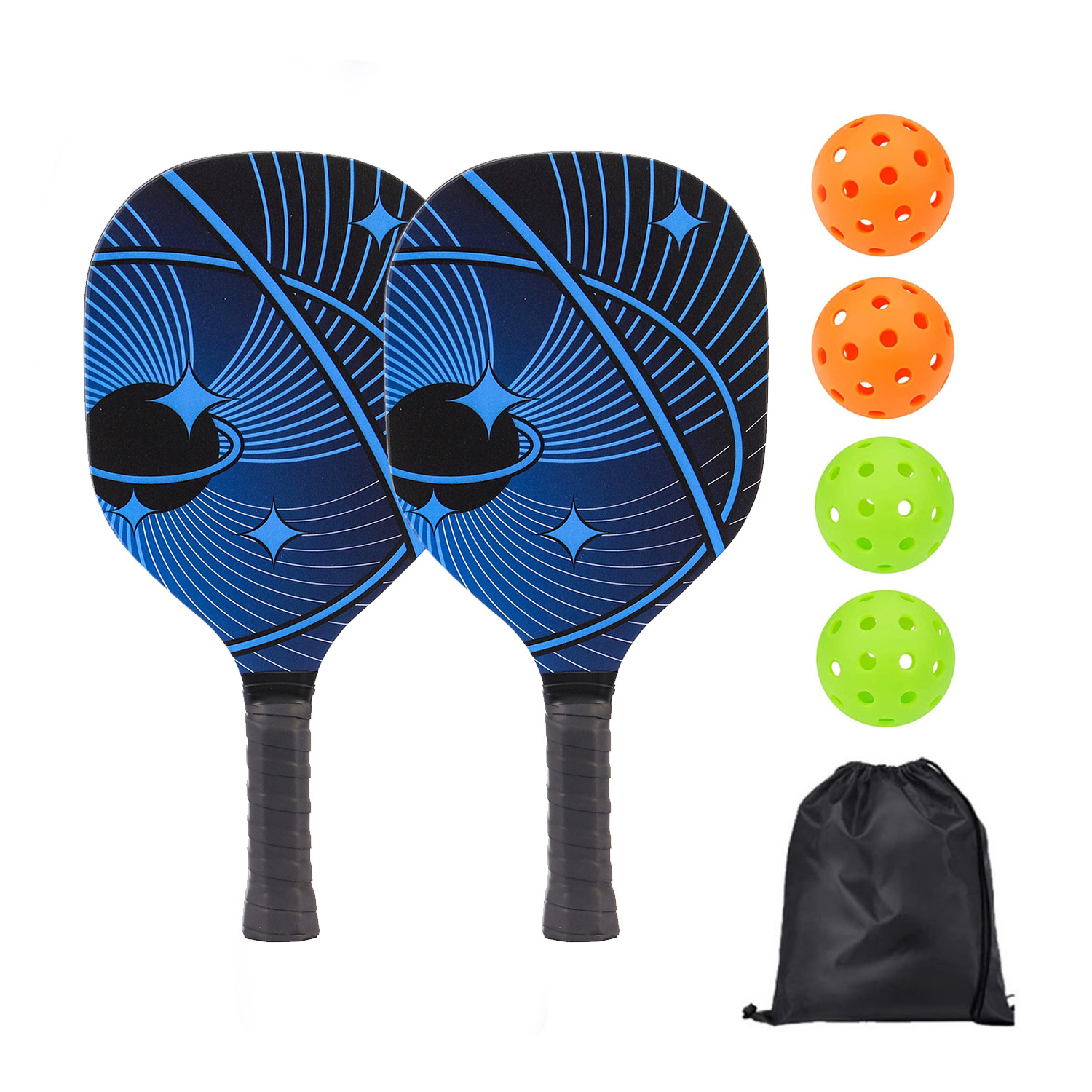 Picture of Poplar UV printing Peak ball racket set beach racket storage bag packaging Amazon cross-border explosions factory