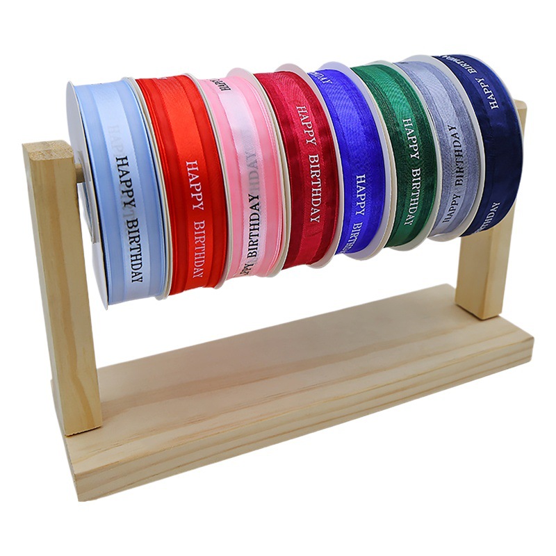Birthday Cake Ribbon Gift Box Ribbon Flower bouquet woven packaging box Ribbon Edge Dress-up English Packaging