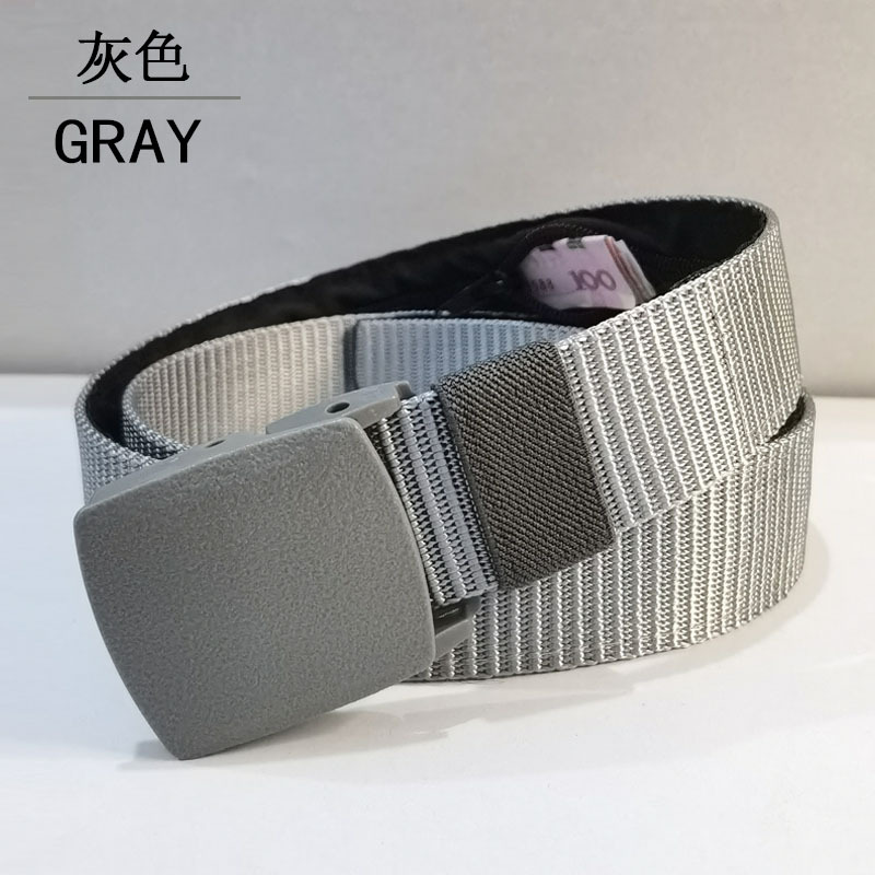 Picture of [Cross-border hot selling] outdoor travel canvas money hiding artifact tactical belt nylon woven multifunctional wallet