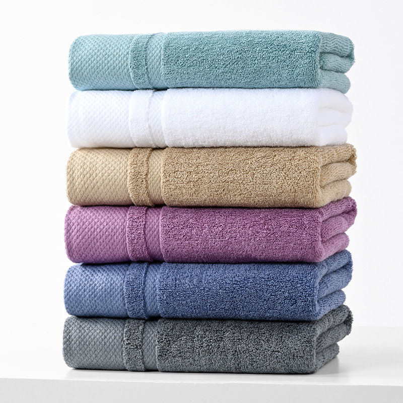 Cross-border wholesale cotton bath sports towel widened 50*100 cotton household small bath towel cross-border wholesale