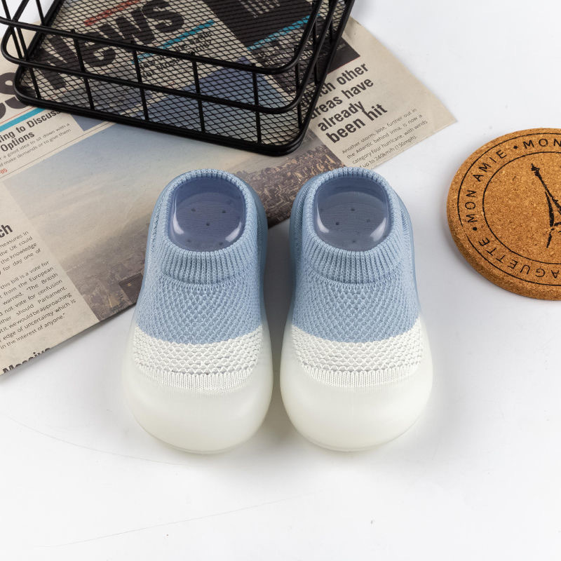 Picture of Summer New Baby Toddler Shoes Soft Sole Children's Socks Shoes Infant Floor Shoes Tile Mesh Shoes Breathable Learning to Walk