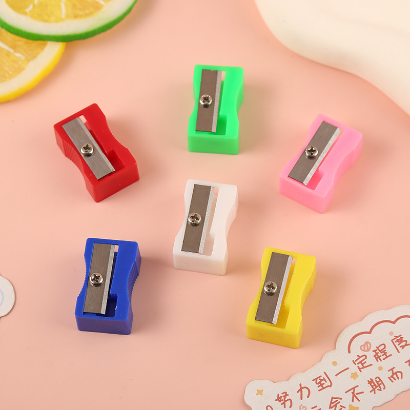 Picture of Single Hole Small Square Pencil Sharpener Small Pencil Sharpener Pencil Sharpener Primary School Student Stationery Wholesale Kindergarten Small Prizes