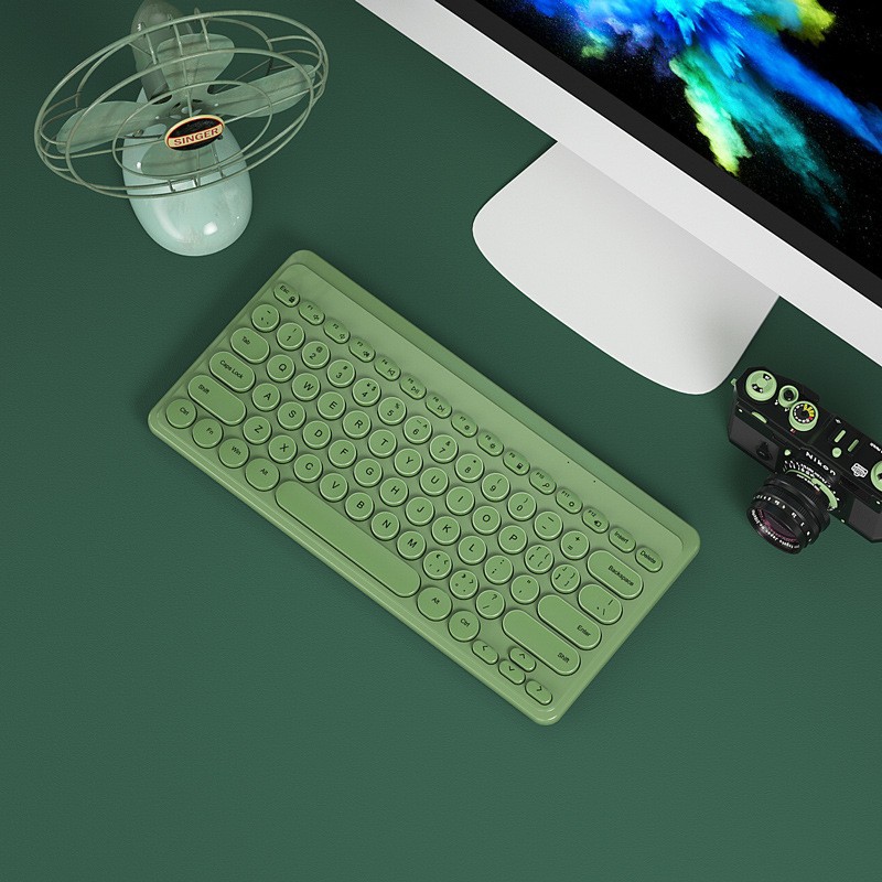 Picture of BOW external wireless keyboard and mouse suit laptop desktop computer general office home mute USB cross-border exclusive