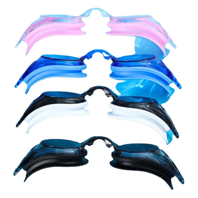 Factory wholesale new silicone swimming goggles adult anti-fog eye protection swimming goggles close fit waterproof swimming glasses