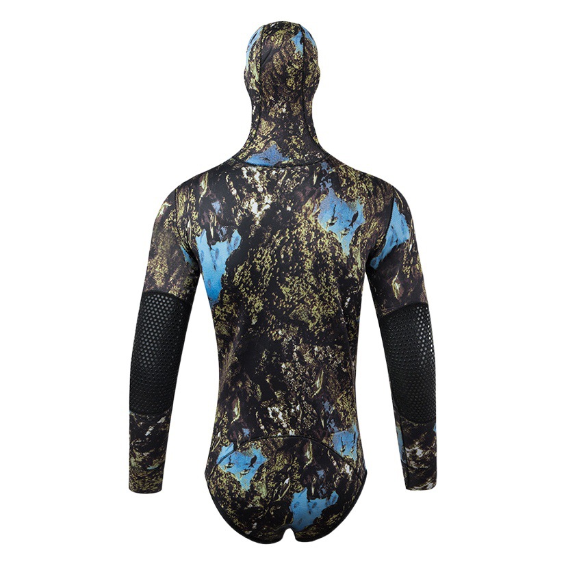 3/5/7mm Men's and Women's Wetsuit Japanese and Korean Rubber Snorkeling Split Suit Cold-Proof and Warm Thickeneded Free Diving Wetsuit