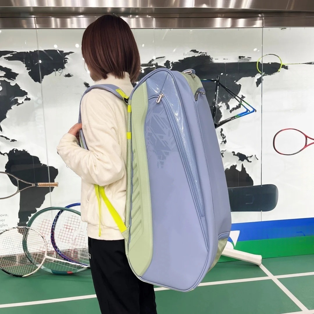 2025 Competition Same Style Badminton Bag Handbag Badminton Tennis Backpack Sports Backpack Large Capacity Independent Shoe Bag