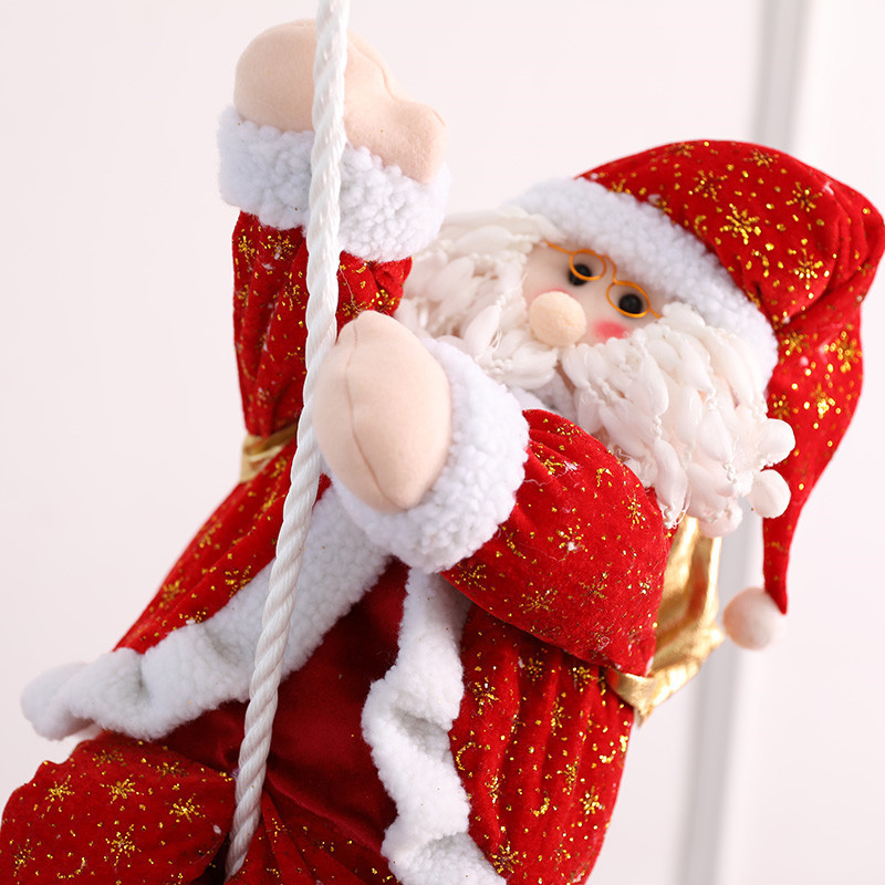 Picture of Christmas Climbing Rope Old Man Scene Decoration Climbing Rope Santa Claus Christmas Ornaments Christmas Decoration Santa Claus