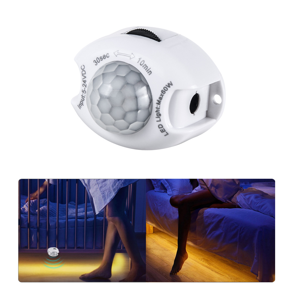 Picture of Human body induction controller led smart DC5-24V induction light with 3528 bedroom bedside cabinet light sensor