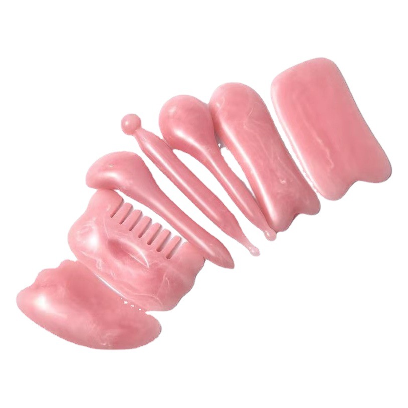 Facial Tendon Stick, Eye Push and Scraping Acupoint Massage Board, Whole Body Universal Face and Neck Pulling Meridian Acupoint Beauty Stick Set