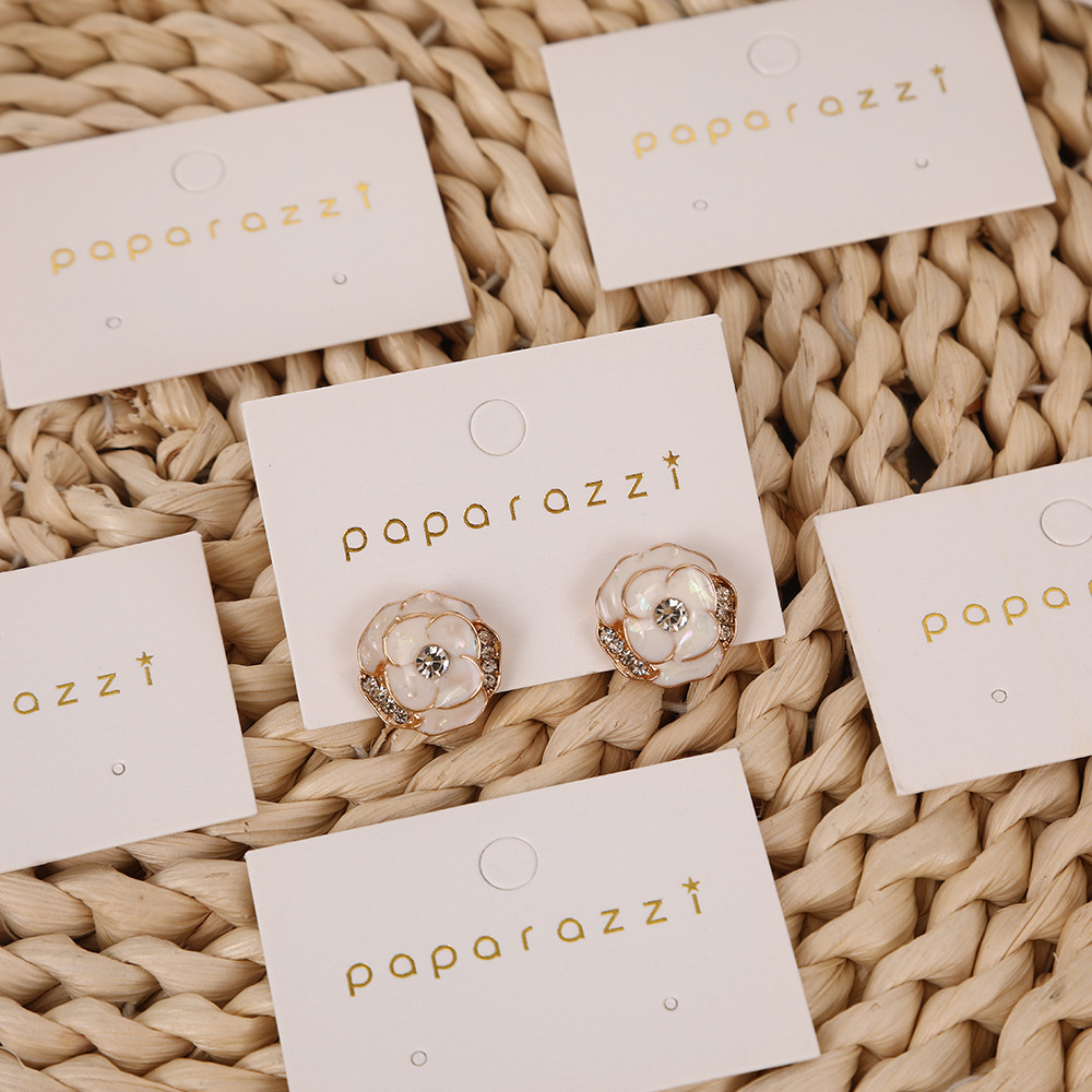 Fashion Color Printing Earrings Cardboard Bump Edge Earrings Cardboard Paper Hot Stamping Earrings Packaging Cardboard Jewelry Paper Card