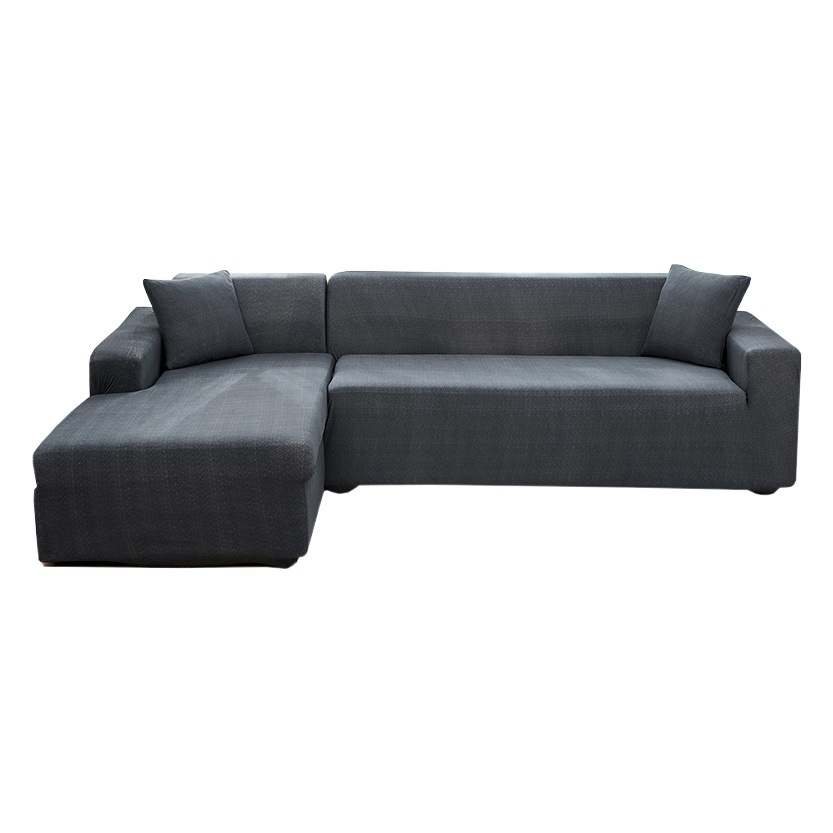 Milk Silk Solid Color Texture Pattern Sofa Cover Elastic Sofa Cover All-inclusive Universal Full Cover Imperial Concubine Sofa Cover