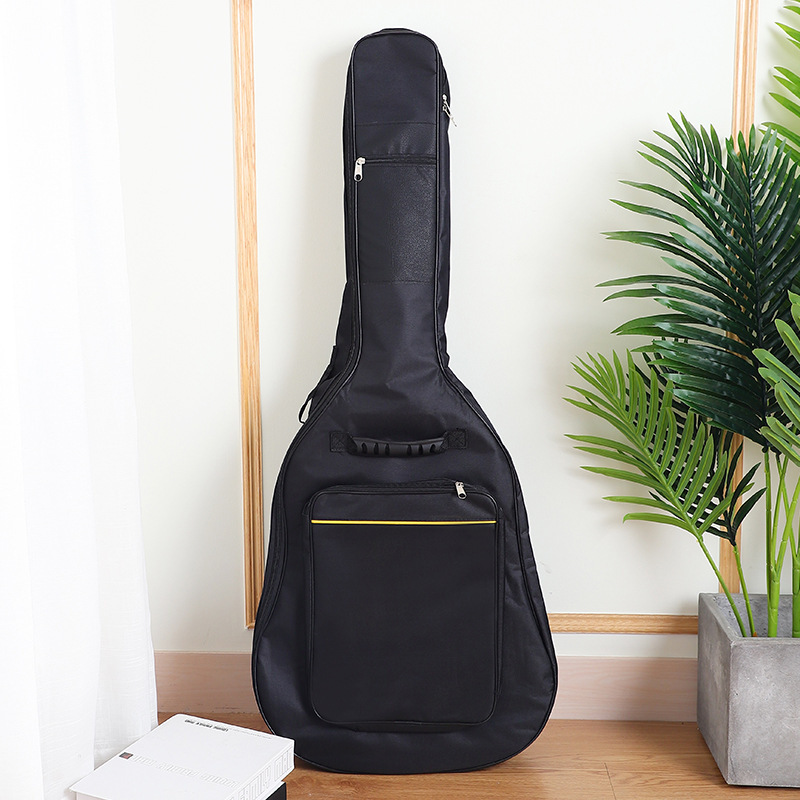 Picture of 41 Inch Guitar Backpack Cotton Waterproof Oxford Cloth Folk Guitar Storage Box Student Thickened Backpack