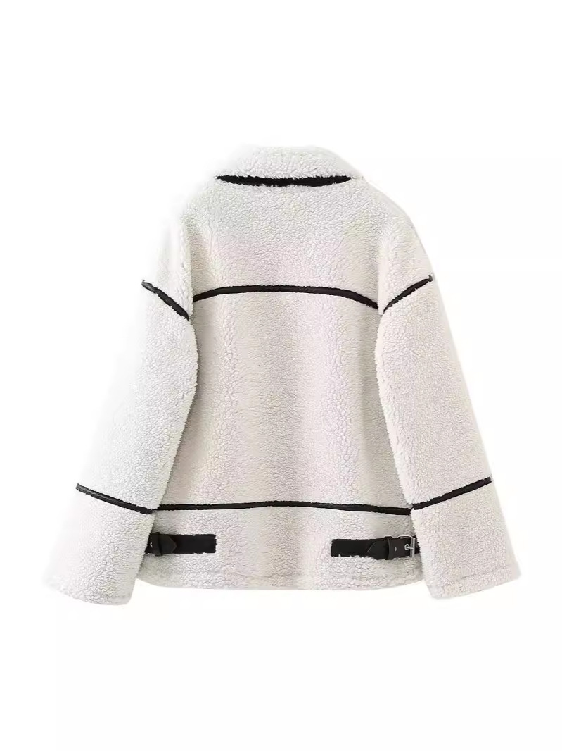 Picture of Cross-border foreign trade AliExpress explosions new foreign trade women's wholesale ZR in stock new women's fur motorcycle jacket