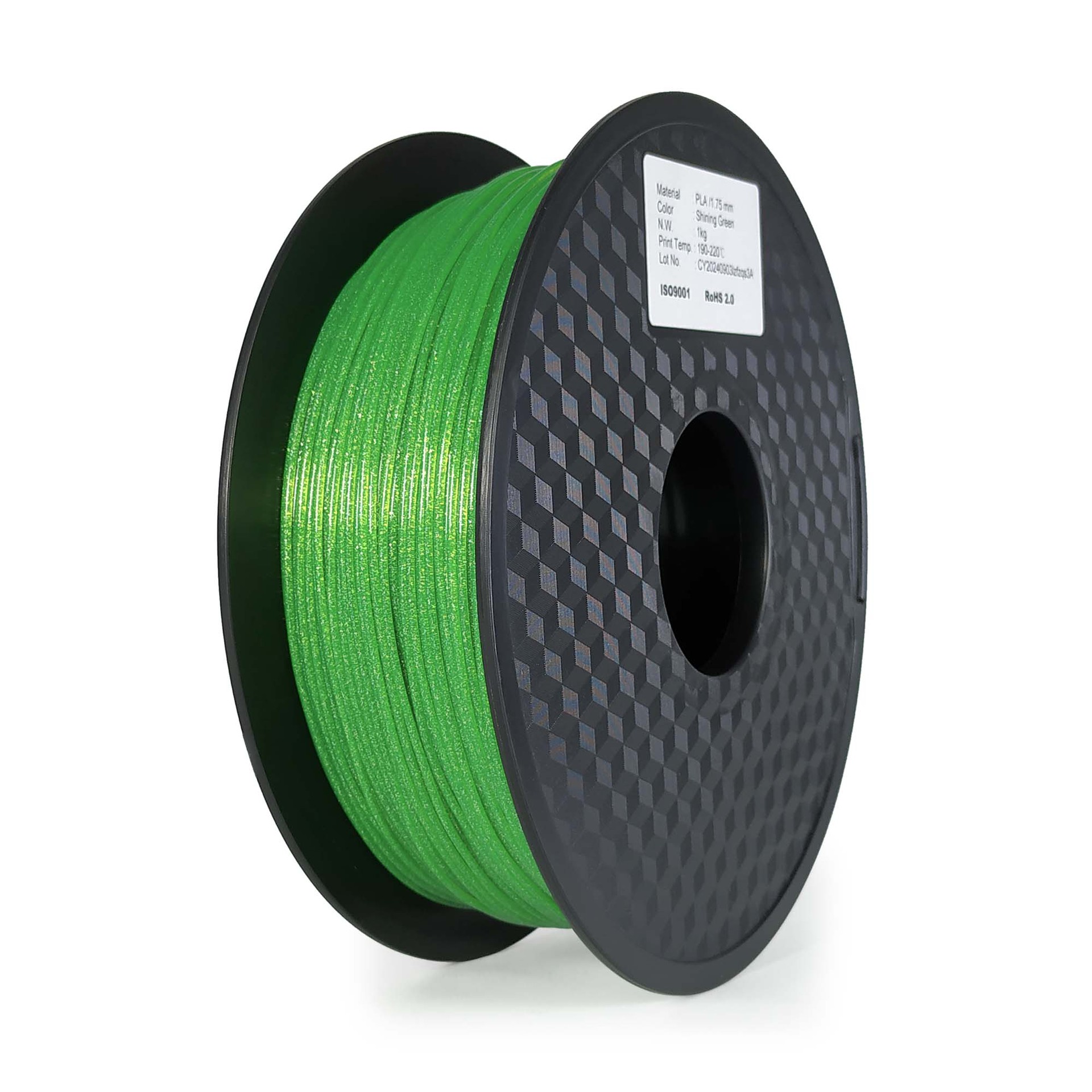 Picture of 3D Printing Filament Pla Colorful Rainbow 1.75 Multi-Color Shiny Glitter 3D Printer Filament Original