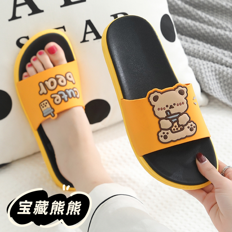 Slippers women's summer outdoor wear non-slip cute indoor home bathroom bath lovers wholesale sandals men's summer