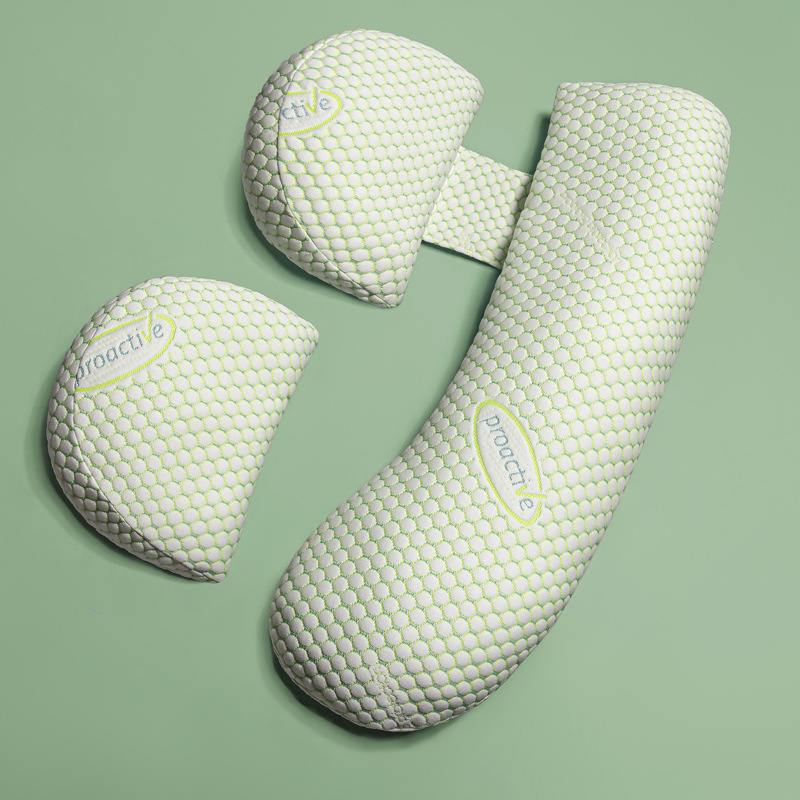 Picture of Cross-border Pregnant Women Pillow Waist Protection Side Sleeping Pillow Belly Sleeping Side Sleeping Pillow Nursing Pillow U-shaped Waist Back Pillow Summer