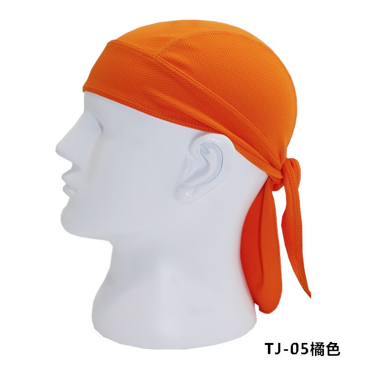 Picture of Outdoor Cycling Pirate Hat Quick-Drying Sports Turban Moisture-Wicking Breathable Sun Protection Hood Pirate Turban Small Hat