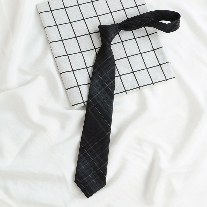 Picture of DK Hand Tie Lemon Sea Salt Original Japanese Uniform for Male and Female Students School Uniform College Style Plaid JK Factory Batch