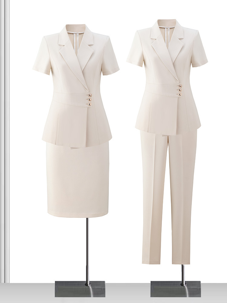 Picture of High-end professional suit suit women's summer fashion temperament goddess Fan Sales Department hotel front desk work clothes formal wear