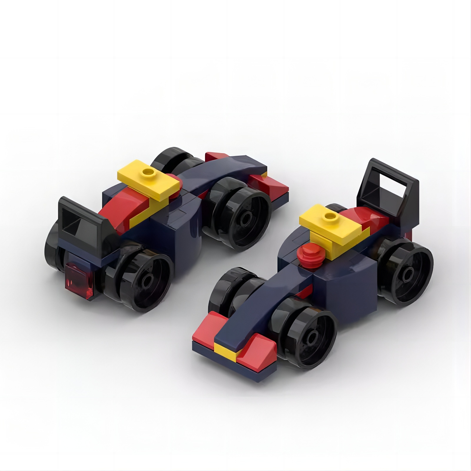 MOC-142284 Compatible Lego Mini F1 Racing Assembled Building Blocks Toy suit Boy Birthday Gift Model