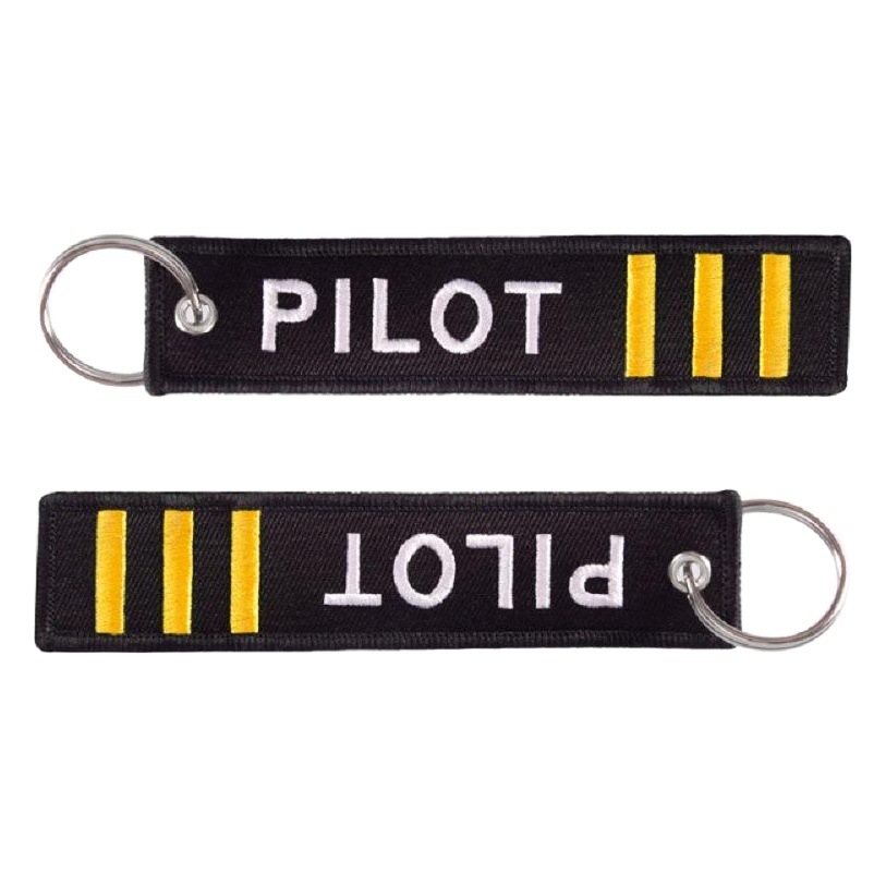AliExpress Amazon Foreign Trade Flying Fashion New Pilot Three Bars Keychain Fashion Jewelry