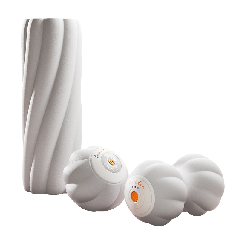 Picture of Flyton Fascia Ball Electric Deep Massage Muscle Relaxation Cervical Spine Foot Yoga Ball Silicone Massage Peanut Ball
