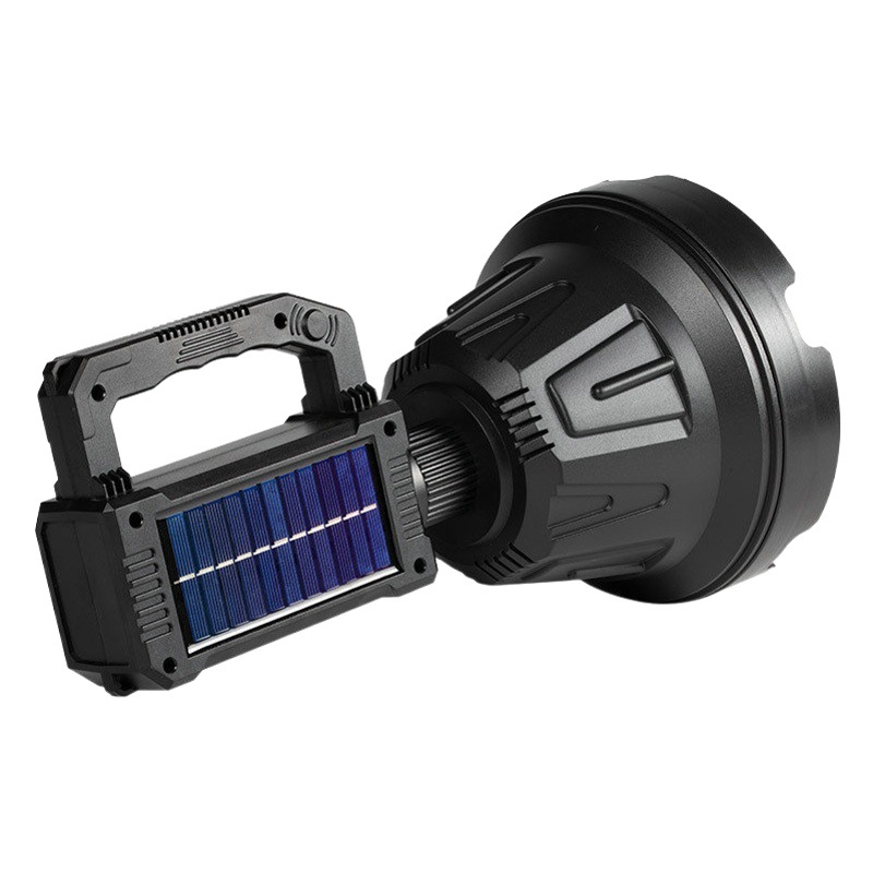 High power P90 large light Cup sounding light and other outdoor rechargeable lighting camping Searchlight solar portable lamp
