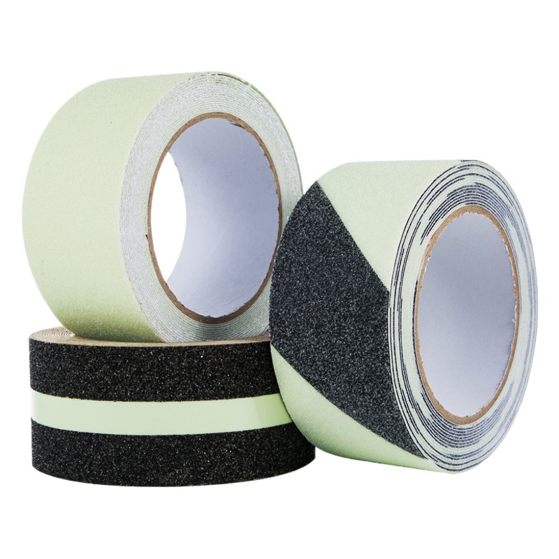 Wholesale high quality PET frosted stairs fluorescent anti-slip tape self-luminous anti-slip sticker luminous anti-slip strip