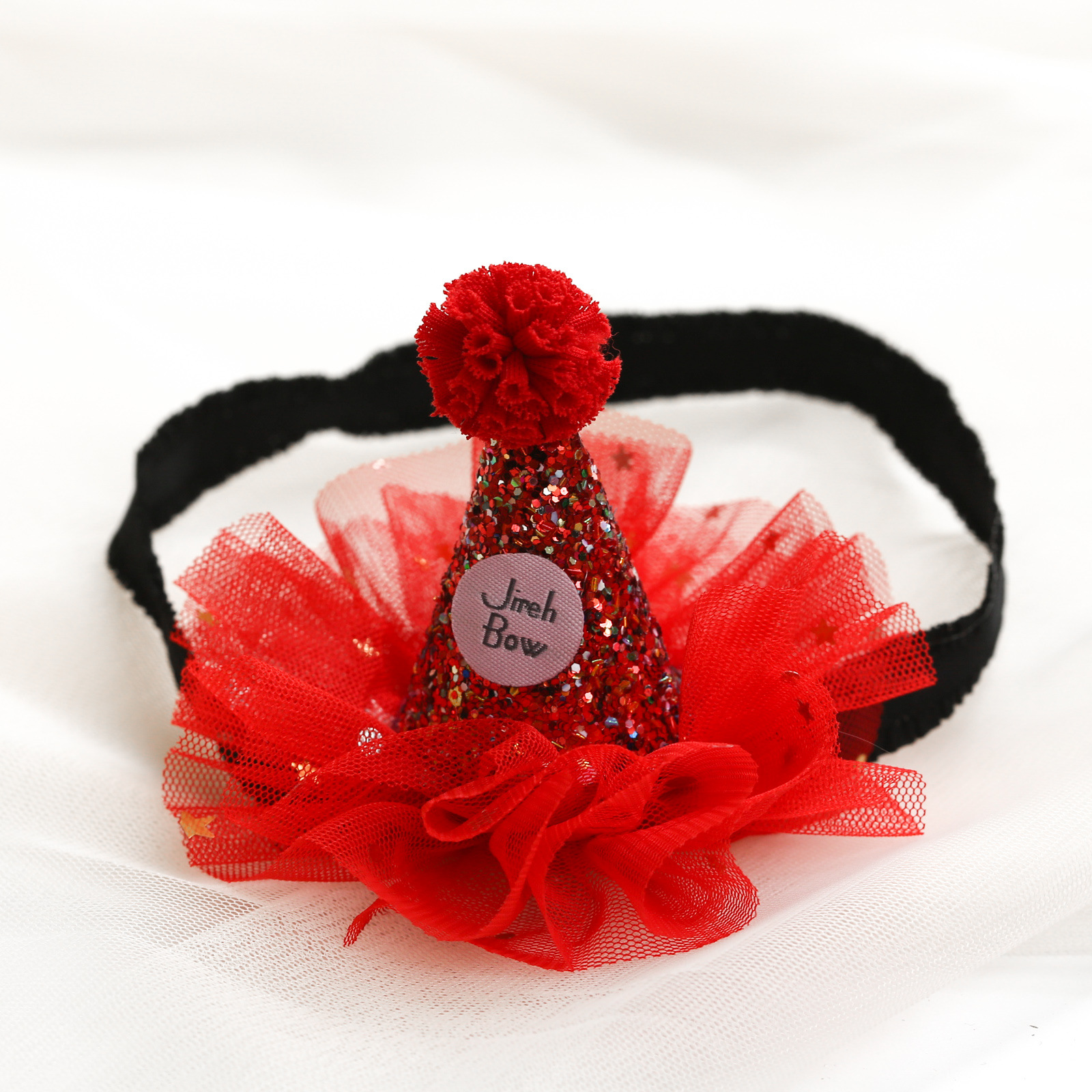 Picture of Korean Style Cute Baby Crown Small Hat Hair Band Baby Newborn Simple Centenarian Banquet Headwear