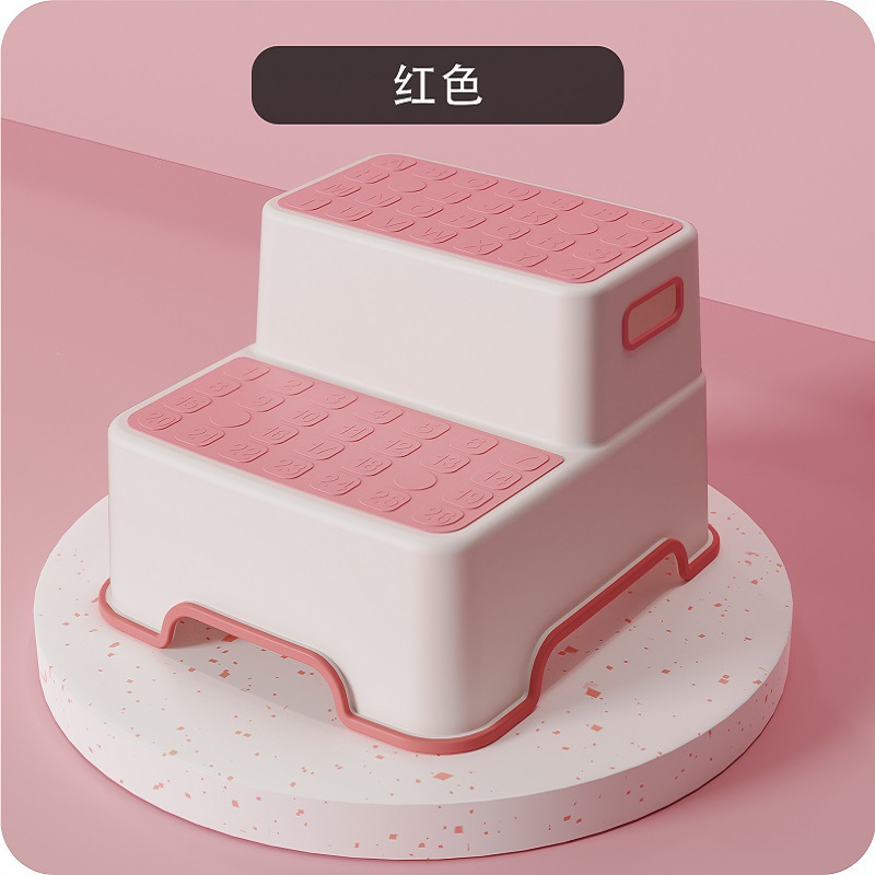 Picture of Step footrest, children's hand washing, anti-slip, plateau, field mat, footstool, small stool, washbasin, toilet stepping stool
