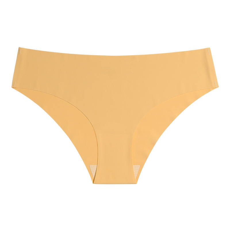 Picture of Cross-Border Seamless Ice Silk One-Piece Girls' Underwear European and American Large Size Pure Cotton Crotch Breathable Women's Briefs Wholesale