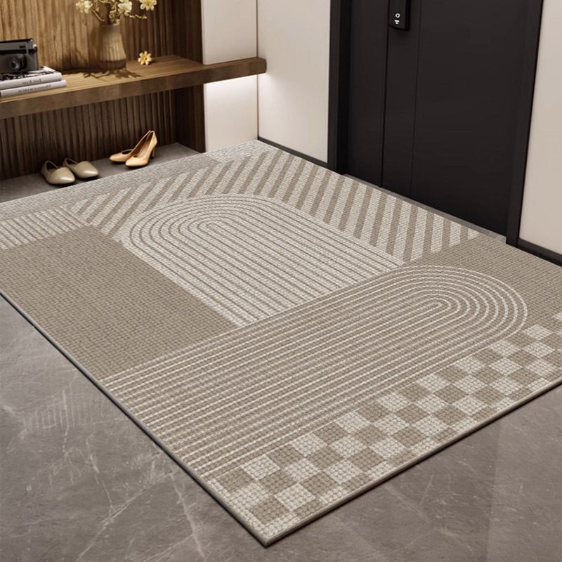 Picture of Entrance Floor Mat Entrance Door Entrance Floor Mat Home Non-Slip Soil Rubbing Carpet Light Luxury High-Level Dirty-Resistant Floor Mat