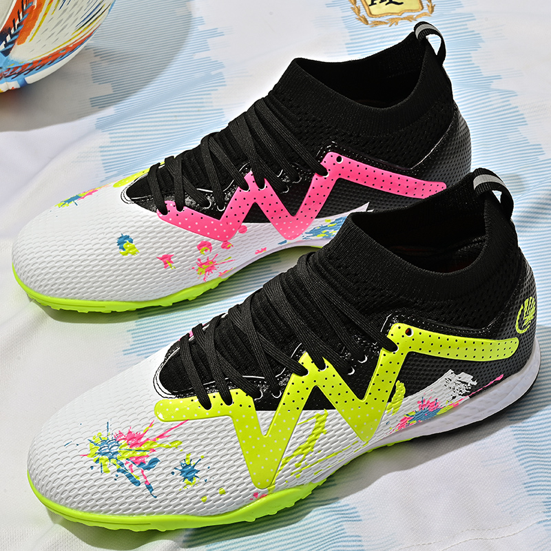 Picture of Messi New Assassin 15 Breathable Adult Children Football Shoes Male Students Spike AG Broken Nail TF Training Shoes for Men and Women