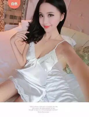 Picture of plus size Europe and America Colorful Temptation Sex Lingerie Sexy Foreign Trade Sex Nightgown Sling Pajamas suit 702