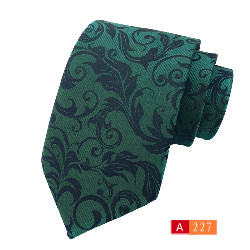 Picture of Men's tie polyester yarn-dyed fabric business wear tie source manufacturers in stock wholesale