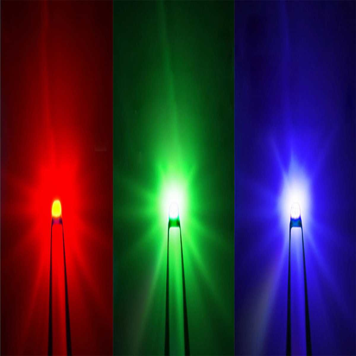 Picture of LED 0402 0603 0805 1206 SMD LED lamp beads highlight red, blue, green, white, yellow, purple