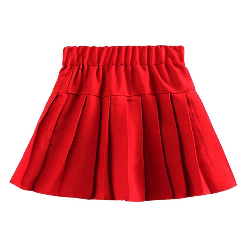 Girls School Uniform Skirt Children's Pleated Skirt Skirt Summer Primary School Students' College Style Girls Black Blue Skirt